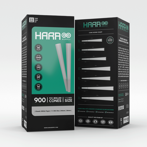 Experience High Quality Cones: Hara Cones - Slow Burning, Dye-Free, and Tested for Your Peace of Mind