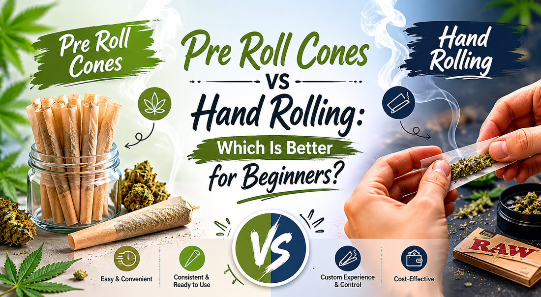 Pre Roll Cones vs Hand Rolling: Which Is Better for Beginners?