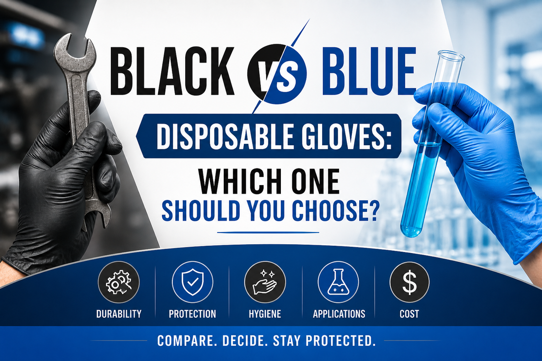 Black vs Blue Disposable Gloves: Which One Should You Choose?