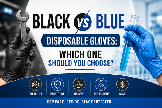 Black vs Blue Disposable Gloves: Which One Should You Choose?