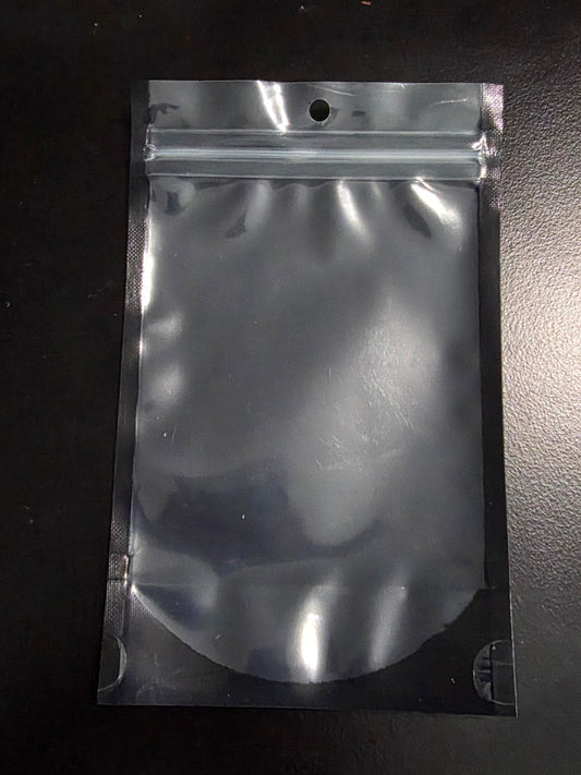 1/8 oz Recyclable PE Bags-Black/Clear-Box