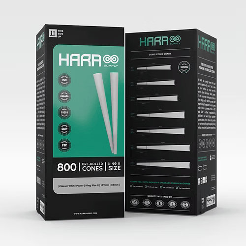 Hara White King Cones - Case