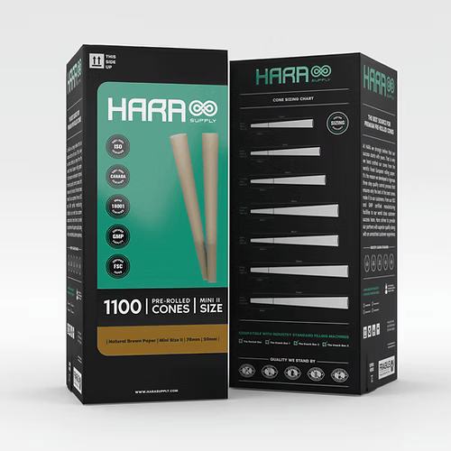 Hara Brown Mini II cones- Case