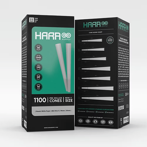 Hara White Mini II cones- Case