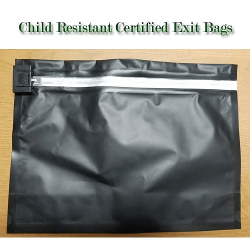 Large Black Mylar Exit Bags-200/cs